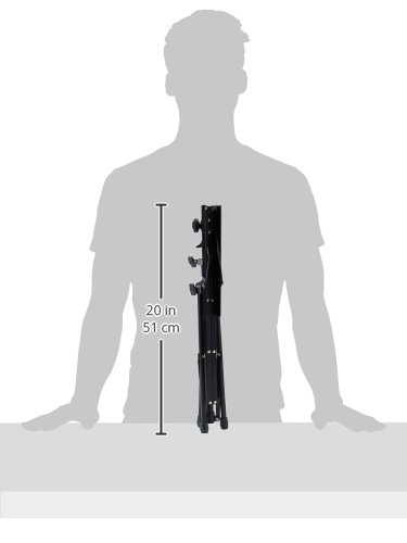 Ravel SSRAVEL Folding Music Stand, Black