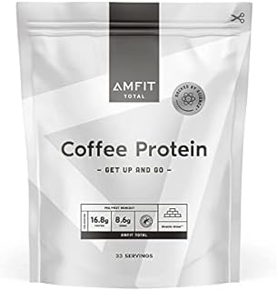 Amazon Brand - Amfit Nutrition Coffee Protein, 1kg