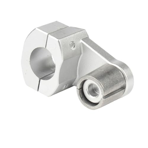 Riser de guidon moto 22mm et 28mm colliers de serrage rehausseurs universels noir et argent