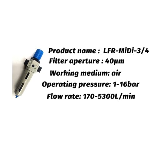 Vanne de régulation de pression LFR-MINI-1/8 pneumatique pour circuits d'air - 3