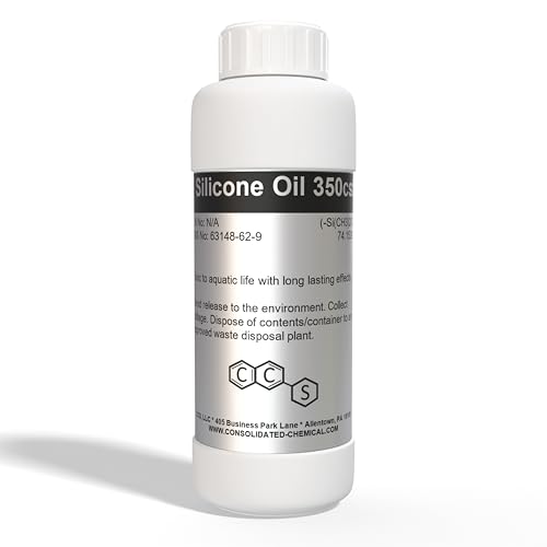 Silicone Oil 350 CST | Premium-Quality Lubricant for Industrial, Automotive, and Cosmetic Applications - 500mL (16 Fl Oz)