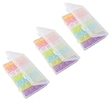 Materiales de alta calidad: Estos accesorios de pintura de diamante 5d están hechos de plástico PP transparente. Es ecológico, duradero y ecológico, pequeño y práctico, y no tóxico.