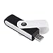 Produktbild Garciadia Drehbarer, gesunder USB-Ionisator Ionen-Luftreiniger Handlich Frisch für PC Laptop Heimbüro-Reiniger Halten Sie die Luft sauber Tragbar (Farbe: Schwarz & Weiß)