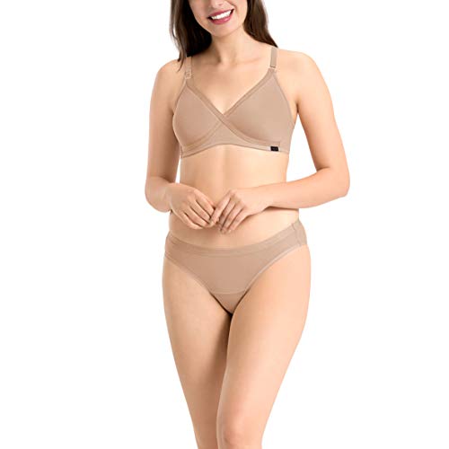 Image of Amante Every de Pink Solid Non-Wired Non Padded Everyday Bra