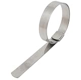 5/8' W x 3' Di (25 Pack) Center Punch Clamp band hose clamps 201 stainless steel