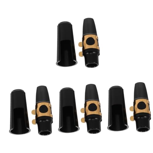 Toyvian - Toyvian 4 Sätze Saxophon- Zubehör Für Anzug Saxophon-abdeckung Alt-saxophon Hängemattengestell Wandpaneele Aus Holz Mundstückabdeckung Für Saxophon Sopran-saxophon Klarinette