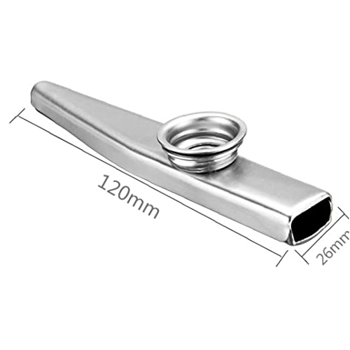 Instruments De Musique en Métal Kazoo, Alliage Aluminium Portable Kazoo, Un Bon Compagnon De Guitare, Ukulélé, Violon… - Les Beatles, Paul McCartney, John Lennon, RIngo Starr, George Harrison Instruments De Musique en Métal Kazoo, Alliage Aluminium Portable Kazoo, Un Bon Compagnon De Guitare, Ukulélé, Violon… – Image 4