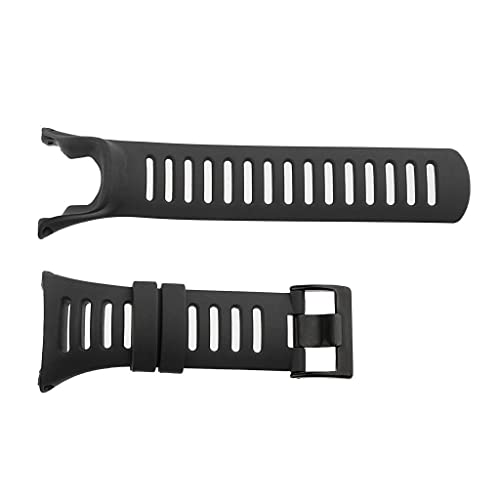 Suunto Ambit3 Ambit 2 Ambit 1ブラックオレンジ用ラバー腕時計 - ブラック 商品画像3