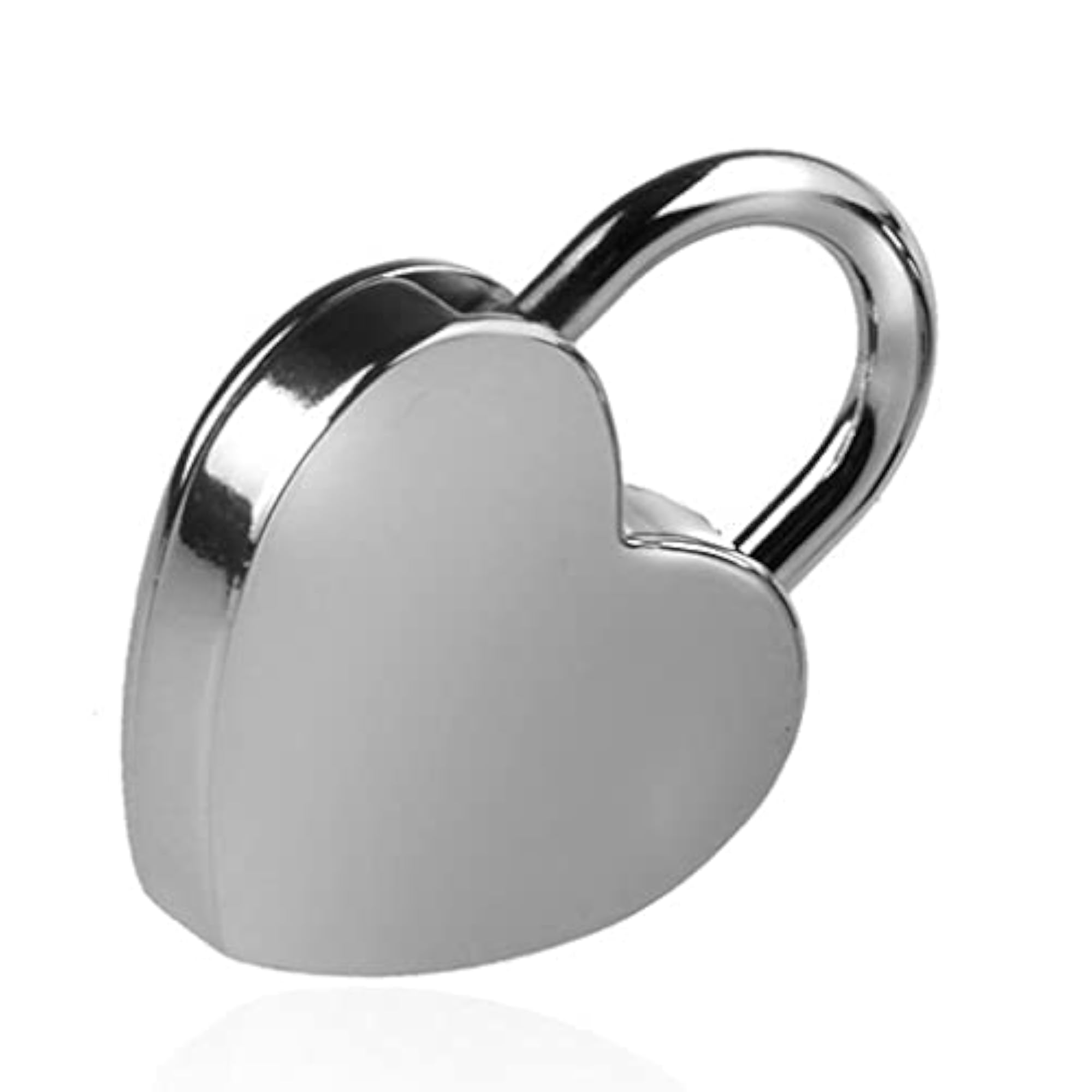 Mini Padlock Heart Shape Luggage Case Padlock With Key