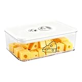 Boîte à Fromage en matériau PP durable et sans BPA Fabriquée en PP de haute qualité, cette boîte à fromage est solide, légère et durable. Le matériau sans BPA assure une conservation hygiénique des aliments. Grâce à sa transparence, vous pouvez voir le contenu sans ouvrir le couvercle – pratique et hygiénique pour un usage quotidien.