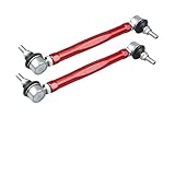 Stabilisatoren für Autos Passend für BMW E46 (1999–2006) und Z4 E85 (2003–2008). 31356780847 31351095694. Verstellbarer Koppelstangenkopf vorne Strebe Stabilisator(Red)