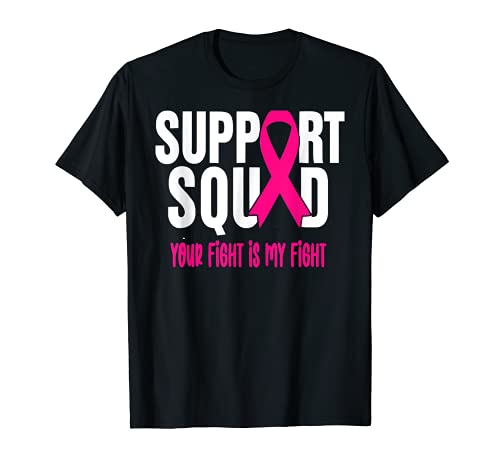 Breast Cancer Warrior Support Squad Breast Cancer Awareness Camiseta