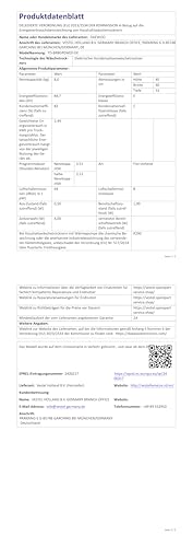 Daewoo TD-BR8GP0WE0-DE Wäschetrockner, 8kg, E, 15 Trockenprogramme inkl. 20-Minuten-Schnelltrockenprogramm, Weiß