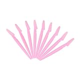 Hohopeti 30 Stück Teiliges Tragbare Rostfreie Augenbrauenrasierer mit Rutschfestem Griff Einfaches...