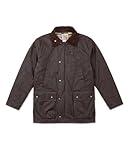 SCIPPIS Chaqueta básica unisex para exteriores – Chaqueta impermeable de algodón encerado con capucha, cremallera y muchos bolsillos, marrón, 3XL