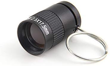 Ultralight Mini Spy Telecsope 22.5x17.5mm Thumb Monocular Handheld Mini Pocket Monocular Telescope (Black)