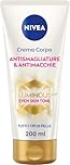 NIVEA Luminous630 Crema Corpo Antismagliature & Antimacchie 200 ml, Crema smagliature, macchie solari e macchie scure, Crema antimacchie e idratante 48h per una pelle più uniforme