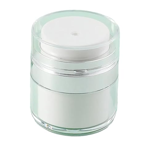 Frascos de Creme Vácuo Recarregáveis para Cosméticos, Maquiagem, Viagem (15ml x2un)