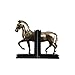 Horse Bookends Statua Dekoracyjna Książka Zwierząt Półka Heavy Duty Końcówka Końcówka dla półek, Wsparcie książek, Korek do książek dla książek