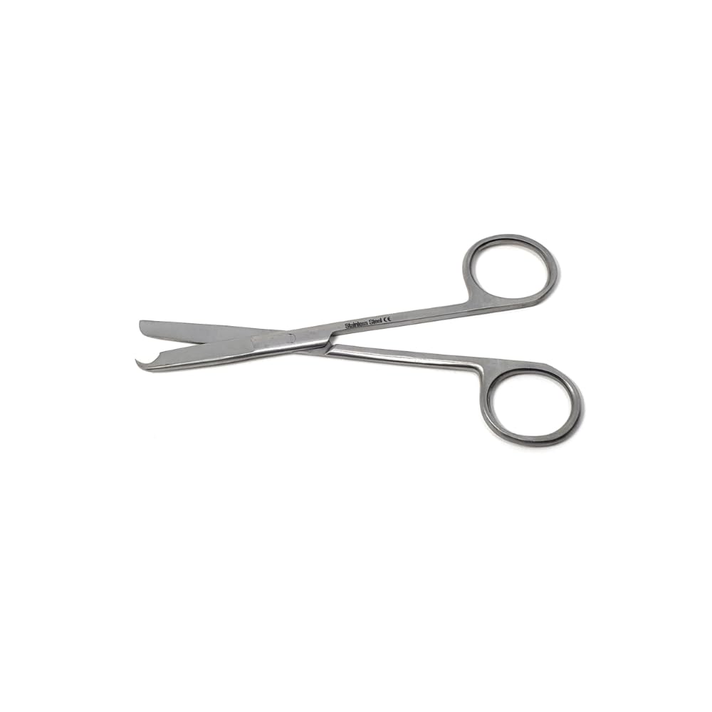 All-purpose Stainless Steel Littauer Spencer Suture Stitch Scissors with One Hook Blade for Delicate Precision Cutting (4.5