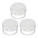 Produktbild Lurrose 3 Stück Make-up Lose Puder Boxen Leer Puder Aufbewahrungsbox Kosmetik Puder Behälter mit Quaste für Reisen Zuhause, weiß (Weiß) - 08C2419D18QLX