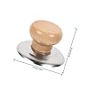 Artibetter 10pcs Set Solid Wood Pot Lid Handles Heat-resistant Pan Grip Replacement Knobs for Cookware Kettle Lid Accessories Kitchen Pot Grip for Cooking Maintenance #1