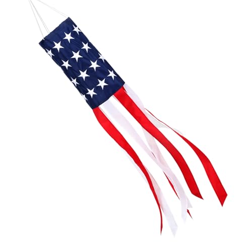 American Flag Windsock 40 Inch 4th of July Patriotic USA Flag Windsocks
