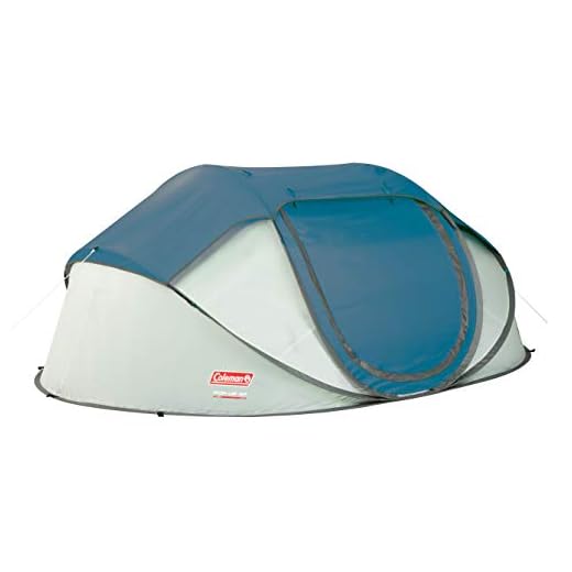 Coleman Galiano 4 Tienda de campaña, Unisex, Azul, tamaño único