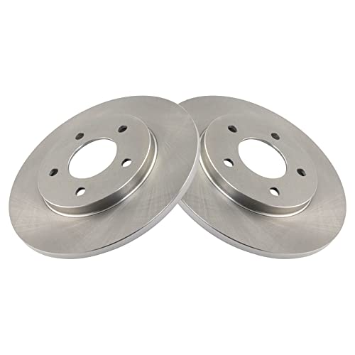 Image of TRQ Rear Brake Pad and Rotor Set Semi Metallic Vented Rotors | For 1995-1999 Chevrolet Lumina Monte Carlo