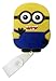 Cartoon Retractable Badge Reel - Holder for ID and Name Tag with Belt Clip, IMPROVED REEL & STRAP (Minion)