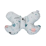 Flyideas Almohada Bebe de Viaje Reposacabeza para Silla Coche Recien Nacido - Cojin Antivuelco Protector Cuello