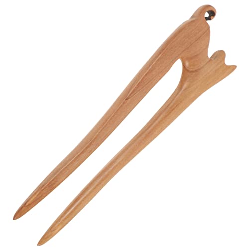 Épingle à cheveux bois chat mignon pour embellir vos coiffures de fêtes - 2