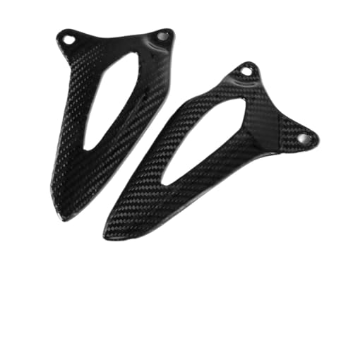 Protège-talon de pédale en fibre carbone de prestige pour moto