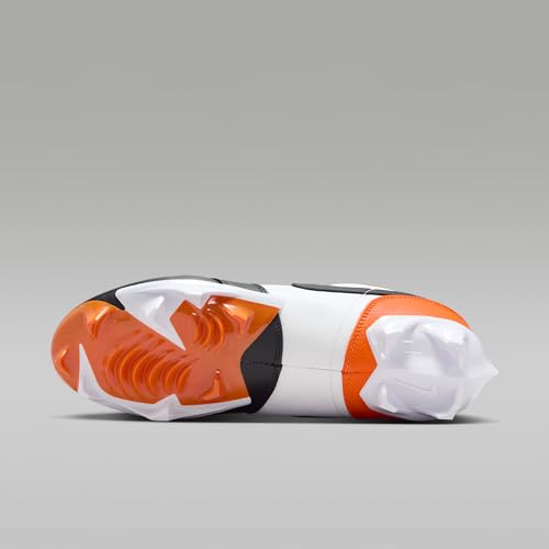 Jordan 1 Low TD Men's Football Cleat (Starfish/White/Black)2