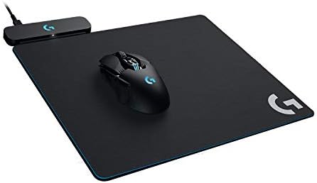 Logitech G POWERPLAY Wireless Charging Mouse Pad, Cloth and Hard Gaming Mouse Pad Included, USB-Connection, RGB Lighting, Compatible with G502 LIGHTSPEED, G PRO Wireless & SUPERLIGHT, G903, G703