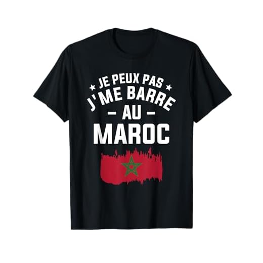 Je Peux Pas J'me Barre Au Maroc Morocco T-Shirt