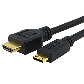 Importer520 15 Feet Gold Plated Mini HDMI Cable for Nikon Digital SLR : D610 D5200, D5100, D600, D3200, D3100, D7100, D7000, D800, D4, D90, 1 Camera Series : AW1, J3, S1, V2, V1, J2, J1 and Other Tablet /Camcorder /Camera