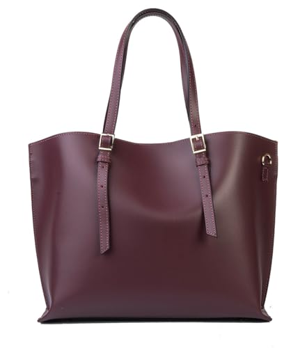 Sac à main en cuir véritable d'Italie AGNESE élégance chic