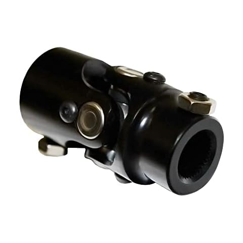 DEMOTOR PERFORMANCE Universal Black Steel U Joint 3/4" 36 Spline To 1" DD Cover