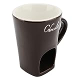 Czekoladowa Topnienie Fondue Kubek, Kubki Fondue Tealight, Ceramic Butter Ogrzebsze Garnek, Zestaw z Widelcami, Słodki Kubek Fondue, Idealny na Urodziny, ślub, Randka i Więcej