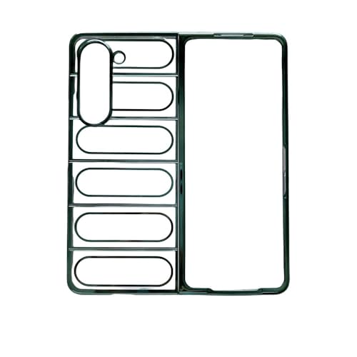 Coque Samsung Galaxy Z Fold 5 silicone vert transparent antichoc