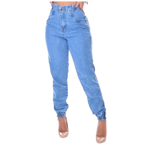 Calça Jeans Jogger Lisa Feminina (42)