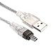 VANTIYAUS USB Male to Firewire IEEE 1394,4 Pin Male iLink Adapter Firewire Cable for Sony DCR-TRV75E DV 5ft/1.5M