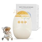 Robofun Kinderwagenschaukler - Das Original Schlafhilfe Für Babys, Baby Rocker Mit 11 Beruhigende Klänge & 45-Min-Timer, Stufenlos Einstellbar, Bluetooth, Universell Für Kinderwagen & Buggy