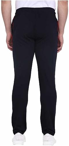 Image of Cotton Blend Casual Solid Regular Fit Track Pant for Unisex