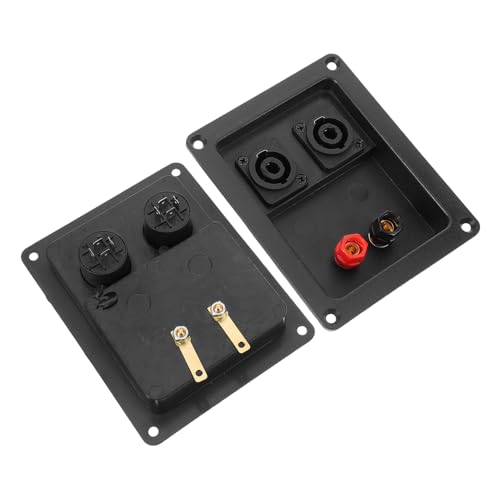 Conector de horquilla de aleación de zinc y baño de oro para audio de alta fidelidad