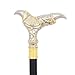 Golden White Claw Walking Stick Decorative Vampire Cospaly Vintage Party Fashionable Performance Stage Cane 95cm