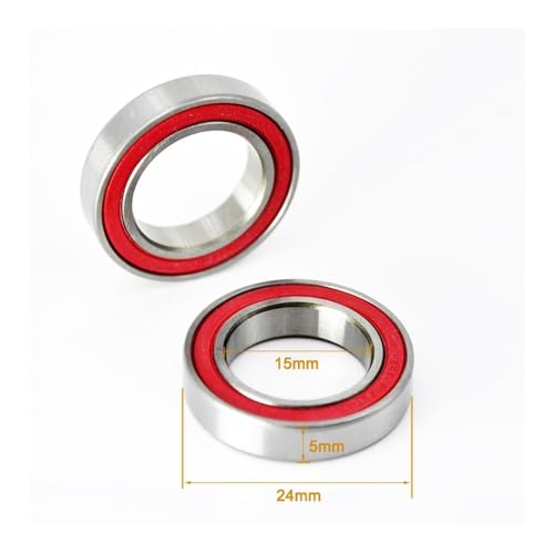 Roulement céramique 6802 2RS pour restaurer les moyeux de vélo - 6