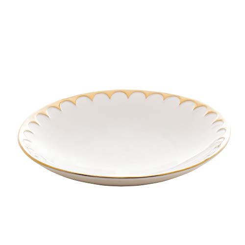 CJ 6 PRATOS FUNDOS PORCELANA EGG 22x4cm