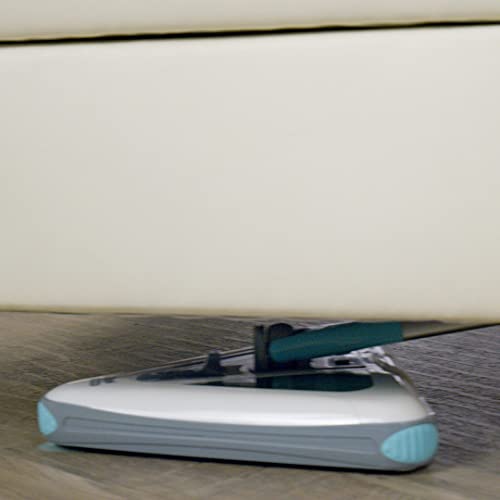 Livington Deeper Sweeper - Akku Bodenreiniger mit 4 rotierenden Bürsten & LED-Licht - kabelloser Akkubesen & elektrischer Kehrbesen ohne Beutel - beutelloser Elektrobesen für Hartböden & Teppiche
